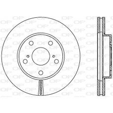 BDA2377.20 OPEN PARTS Гальмівний диск