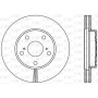 BDA2377.20 OPEN PARTS Гальмівний диск