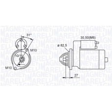 063721044010 MAGNETI MARELLI Стартер