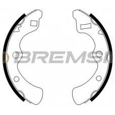 GF0704 BREMSI Комплект гальмівних колодок