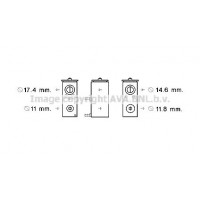 PE1376 AVA QUALITY COOLING Розширювальний клапан кондиціонера
