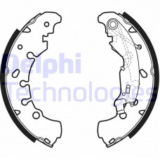 LS1980 DELPHI Комплект гальмівних колодок