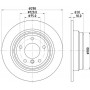 8DD 355 127-271 HELLA PAGID Гальмівний диск