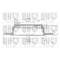 BDC4840 QUINTON HAZELL Гальмівний диск
