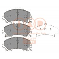 704-13113 IAP QUALITY PARTS Комплект гальмівних колодок дисковий гальм