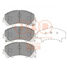 704-13113 IAP QUALITY PARTS Комплект гальмівних колодок дисковий гальм