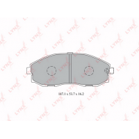 BD-3613 LYNXauto Комплект гальмівних колодок дисковий гальм