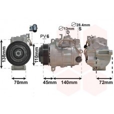 3000K705 VAN WEZEL Компресор кондиціонера