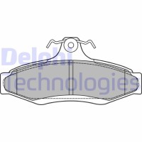 LP1424 DELPHI КомплеК т гальмівних колодок, дискове гальмо