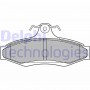 LP1424 DELPHI КомплеК т гальмівних колодок, дискове гальмо