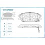 C11CR0033 CWORKS КомплеК т гальмівних колодок, дискове гальмо