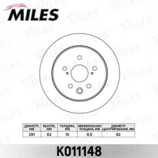 K011148 MILES Гальмівний диск