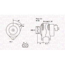 063731317010 MAGNETI MARELLI Генератор