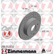 200.2523.52 ZIMMERMANN Гальмівний диск