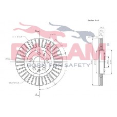 RD00886 RAICAM Гальмівний диск