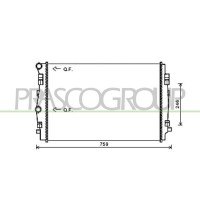 AD324R004 PRASCO Радіатор охолодження двигуна