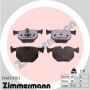 21487.970.1 ZIMMERMANN Комплект гальмівних колодок дисковий гальм
