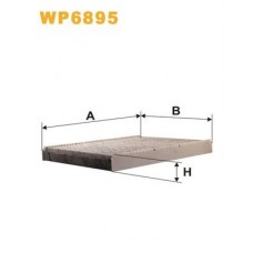 WP6895 WIX FILTERS Фільтр повітря у внутрішньому просторі