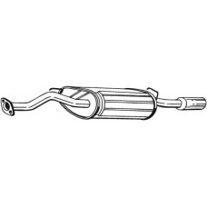 115-329 BOSAL Глушник вихлопних газів кінцевий
