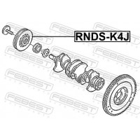 RNDS-K4J FEBEST Ремінний шків колінчастий вал