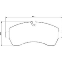 363710036026 MAGNETI MARELLI Комплект гальмівних колодок дисковий гальм