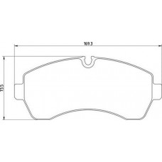 363710036026 MAGNETI MARELLI Комплект гальмівних колодок дисковий гальм