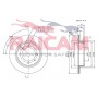RD00949 RAICAM Гальмівний диск