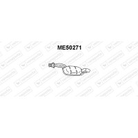 ME50271 VENEPORTE Середній глушник вихлопних газів