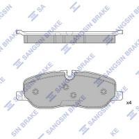 SP2236 Hi-Q КомплеК т гальмівних колодок, дискове гальмо