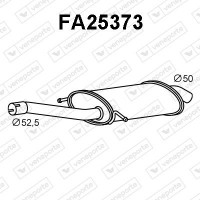 FA25373 VENEPORTE Предглушник вихлопних газів