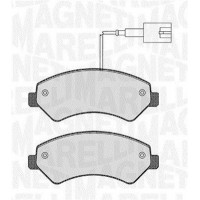 363916060643 MAGNETI MARELLI Комплект гальмівних колодок дисковий гальм