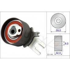 654825 AUTEX Натяжний ролик ремінь ГРМ