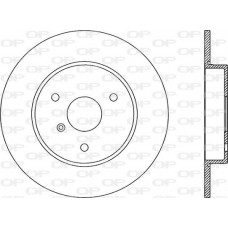 BDA1864.10 OPEN PARTS Гальмівний диск
