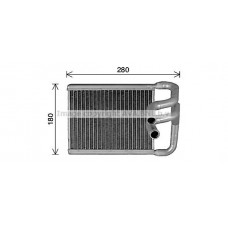 HY6482 AVA QUALITY COOLING Теплообмінник обігрів салону