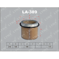 Повітряний фільтр LYNXauto LA-389
