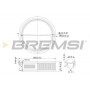 FA2117 BREMSI Повітряний фільтр