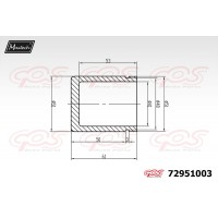 72951003 MAXTECH Поршень корпус скоби гальма