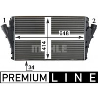 CI 301 000P MAHLE Интеркулер