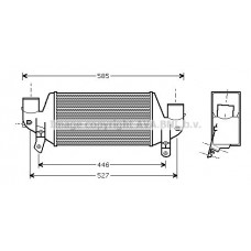 FDA4313 AVA QUALITY COOLING Интеркулер