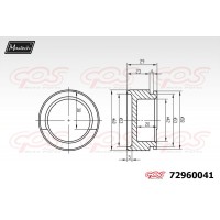 72960041 MAXTECH Поршень корпус скоби гальма