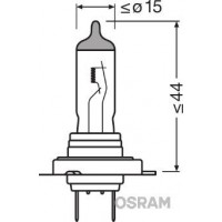 64210 OSRAM Лампа розжарювання фара дальнього світла