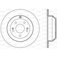 BDA2587.10 OPEN PARTS Гальмівний диск