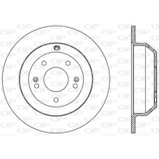 BDA2587.10 OPEN PARTS Гальмівний диск