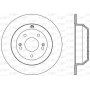 BDA2587.10 OPEN PARTS Гальмівний диск