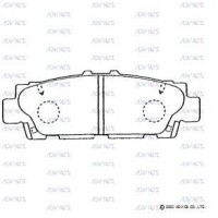 SN632 ADVICS КомплеК т гальмівних колодок, дискове гальмо
