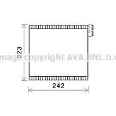 FTV421 AVA QUALITY COOLING Випарник кондиціонера