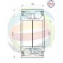 70-080040 MULTIPARTS Комплект підшипника ступиці колеса