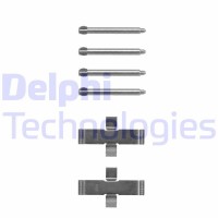 LX0093 DELPHI Комплектуючі колодки дискового гальма