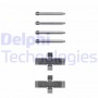 LX0093 DELPHI Комплектуючі колодки дискового гальма