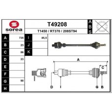 T49208 EAI Привідний вал